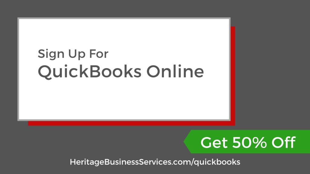Sign up for QuickBooks Online for 50% off